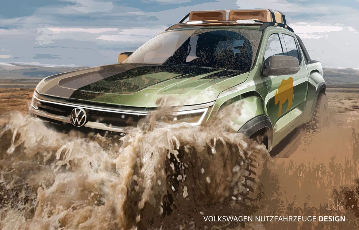 Amarok II: Volkswagen develó las primeras imágenes oficiales
