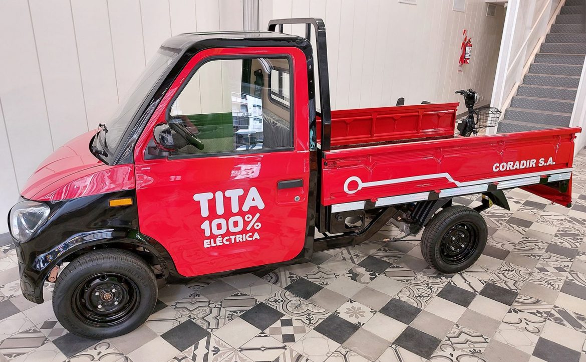 Así es la nueva TITA, la pick-up eléctrica de Coradir producida de San Luis