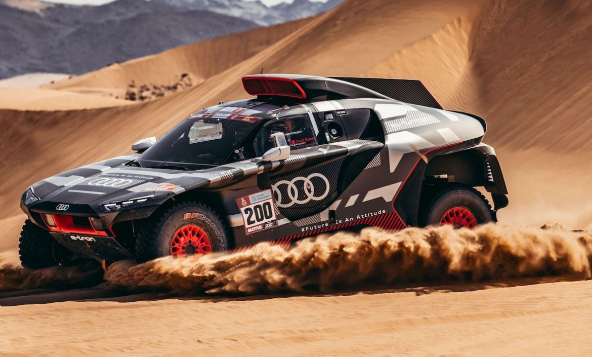 Audi hizo historia en el Dakar con el 9° puesto que consiguió con su eléctrico RS Q e-tron