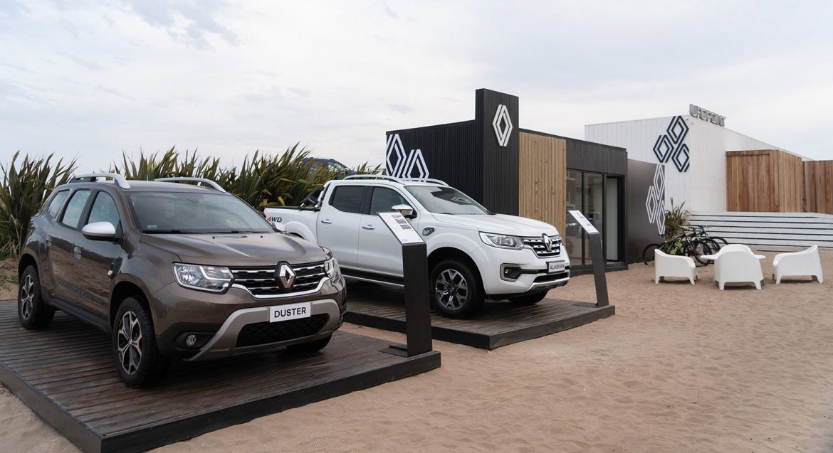 Renault estará este verano en Pinamar y Villa Carlos Paz con la Alaskan y nueva Duster