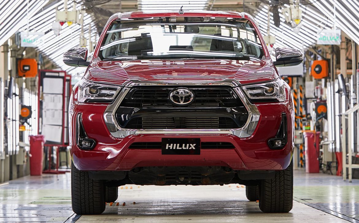 Toyota finalizó el 2021 produciendo más de 140.000 unidades de Hilux y SW4