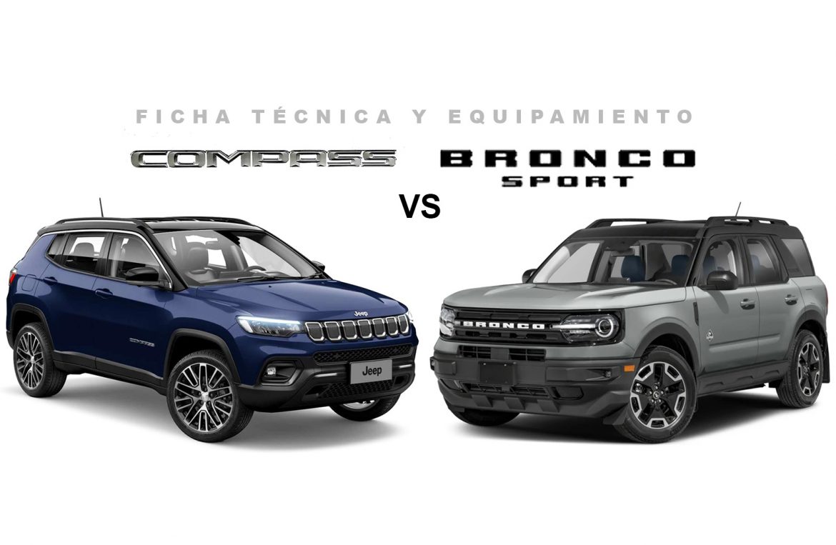 Jeep Compass vs. Ford Bronco Sport: ¿Cómo son cada uno de los SUVs?