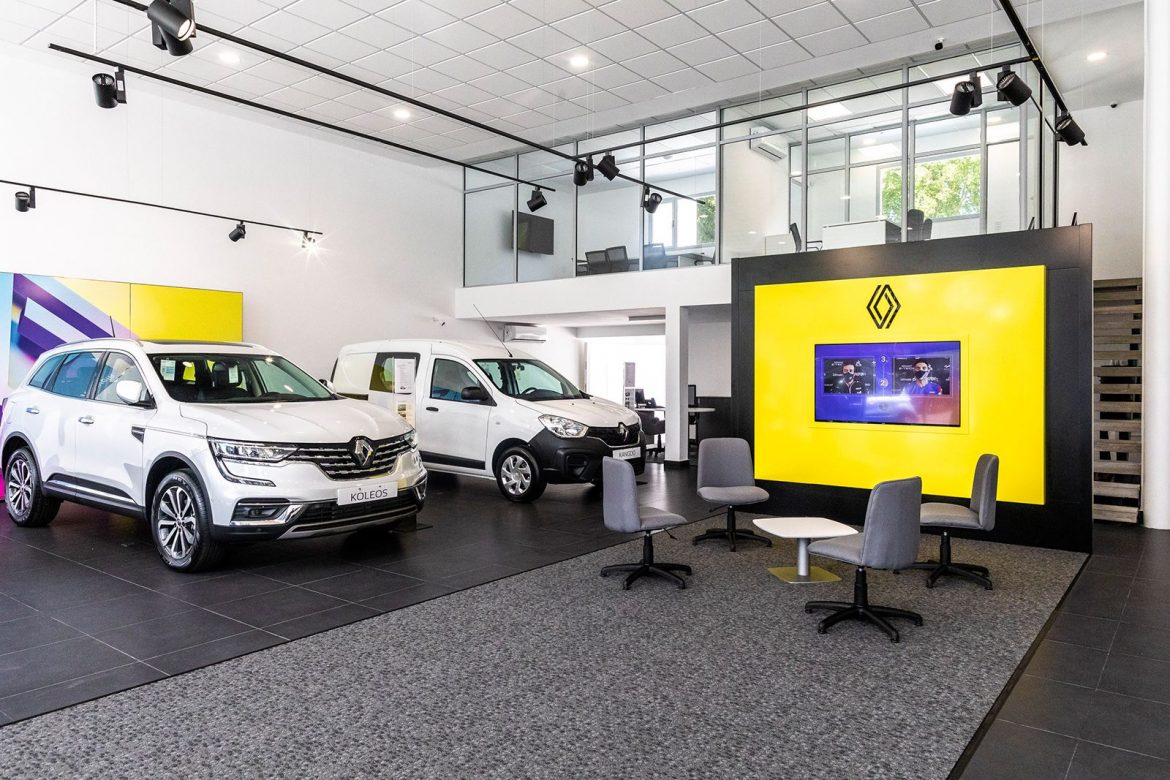 Bleu, es el primer concesionario que incorpora la nueva imagen de Renault
