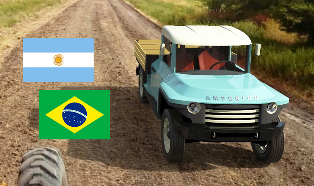 Amperion busca una ciudad brasileña para producir su pick-up eléctrica