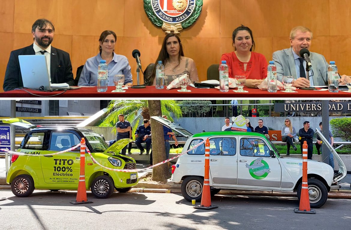 En el Día Internacional contra el Cambio Climático, CAVEA y la Universidad de Belgrano brindaron una conferencia y exposición de vehículos eléctricos y medioambiente