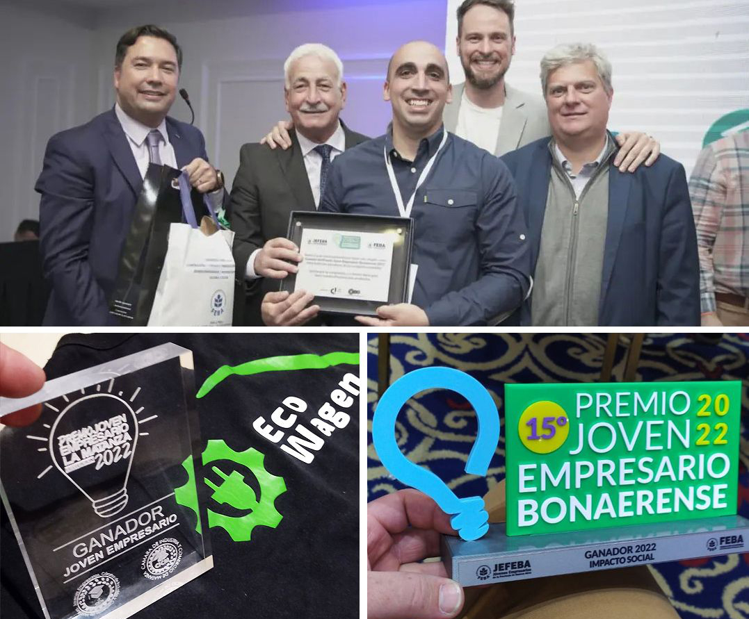 Eco Wagen SRL, una empresa Argentina que realiza retrofit y cursos de conversiones a eléctricos, fue doblemente premiado
