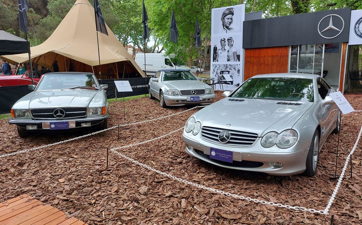 El Club Mercedes-Benz celebró 4 aniversarios en Autoclásica junto al nuevo Clase C