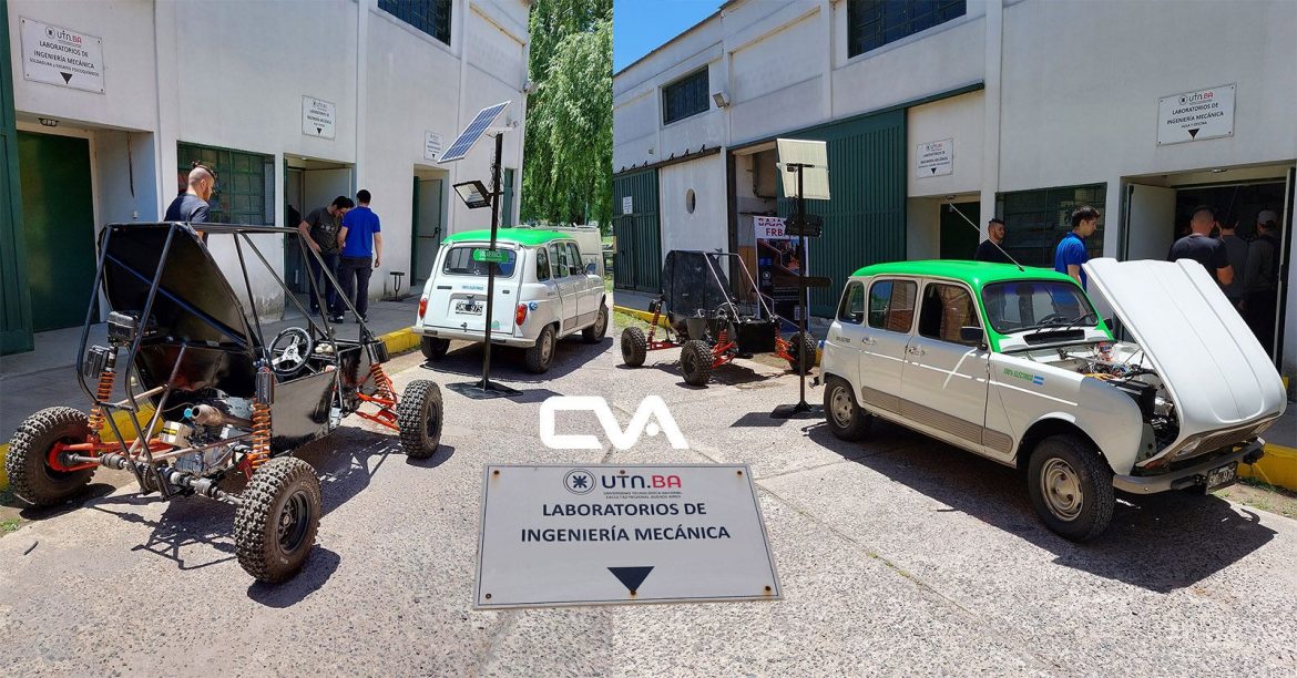 CVA mostró a alumnos de la UTN Lugano el futuro del retrofiting y anunció su aporte al desarrollo de su vehículo para la competencia BAJA SAE