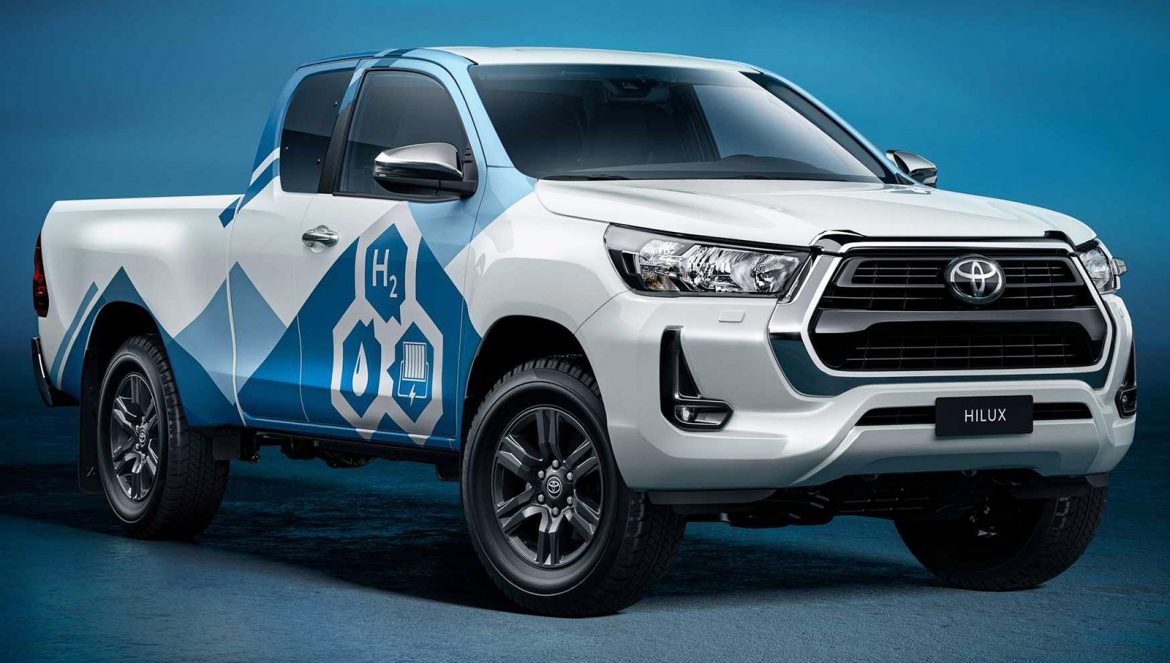 Toyota presentó la Hilux a pila de hidrógeno en Europa