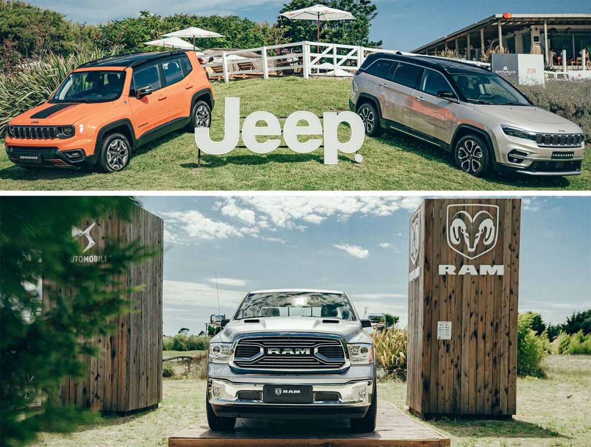 Jeep y RAM exhiben sus modelos en Cariló y Villa Gesell