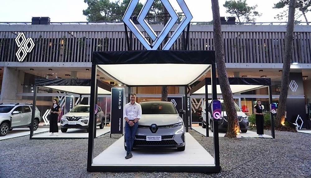 Renault exhibe los nuevos Mégane, Kwid y Kangoo E-Tech en Cariló