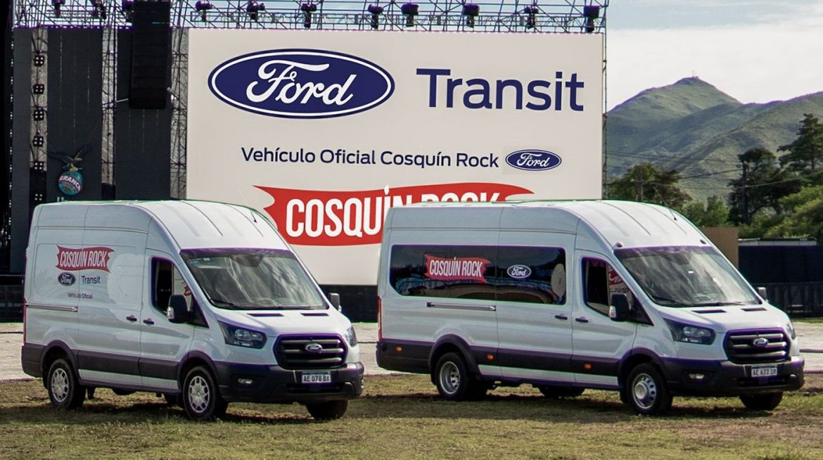 Ford Transit, Vehículo Oficial del Cosquín Rock 2023