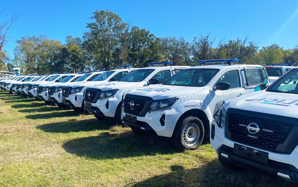 Nissan entregó 200 pick-ups Frontier a la Policía de la provincia de Buenos Aires