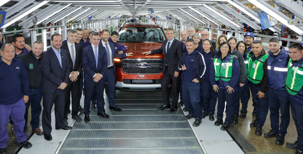 Ford realizó el lanzamiento industrial de la nueva Ranger en su planta de Pacheco