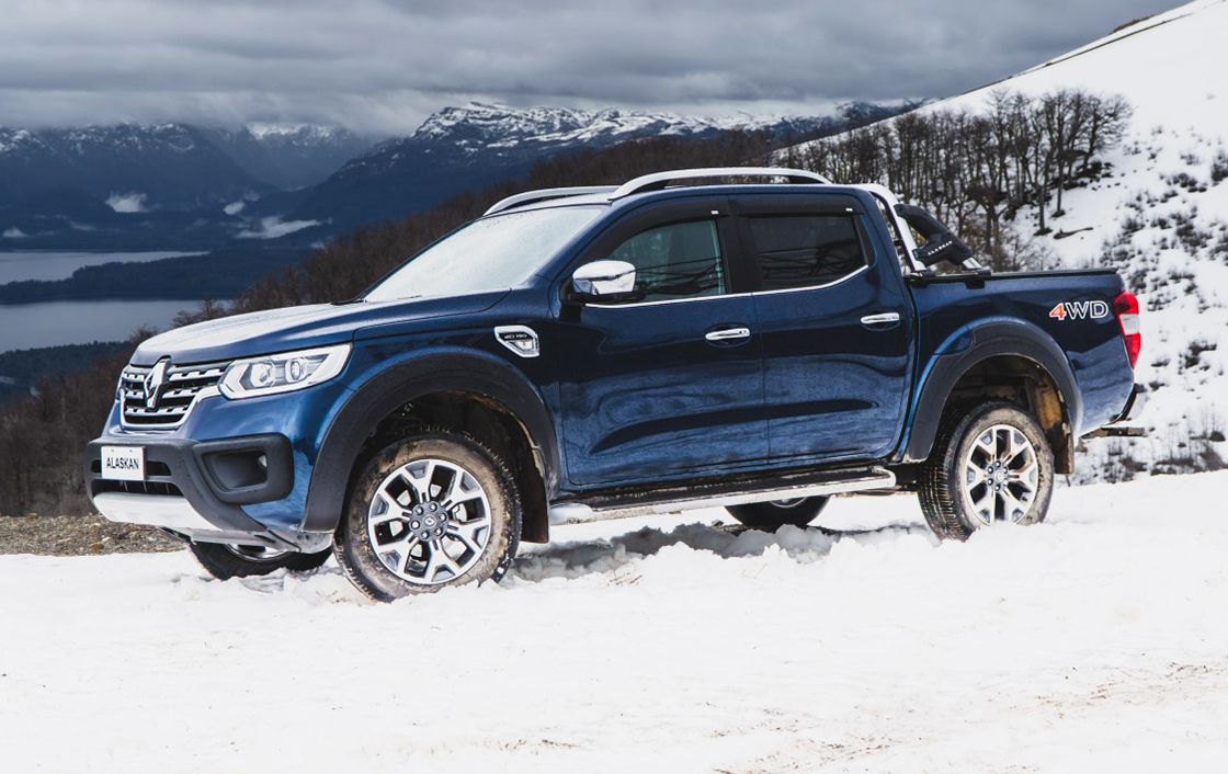 Renault estará este invierno en Cerro Bayo con su pick-up Alaskan