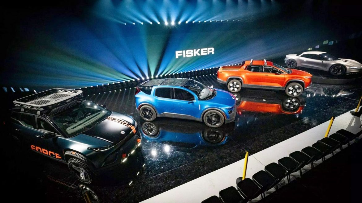 Fisker presentó cuatro nuevos modelos eléctricos: Alaska, Ronin, Pear y Force E Concept