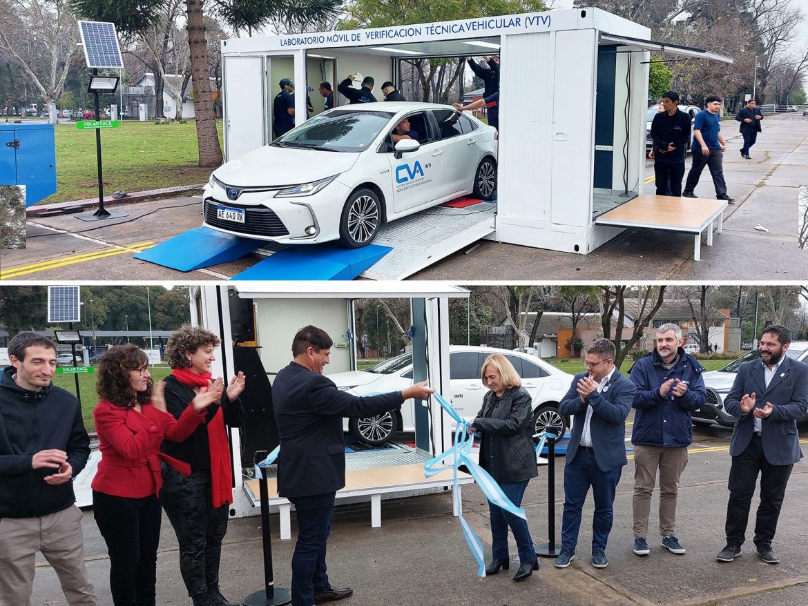 El INTI inauguró su nuevo laboratorio móvil para pruebas de VTV de vehículos convencionales y eléctricos: CVA lo construyó en el marco de su convenio de colaboración