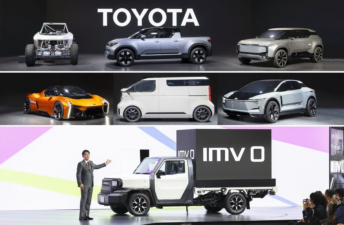 Toyota presentó la pick-up eléctrica monocasco EPU, la Land Cruiser EV y nuevos desarrollos de Micromovilidad en Japón