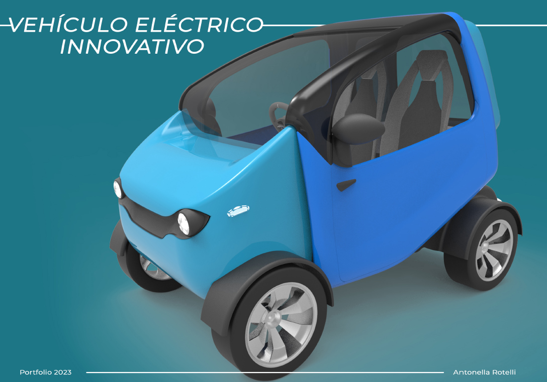 Vehículo Eléctrico Innovativo: el primer proyecto creado sobre la base del SERO de la diseñadora argentina Antonella Lucía Rotelli