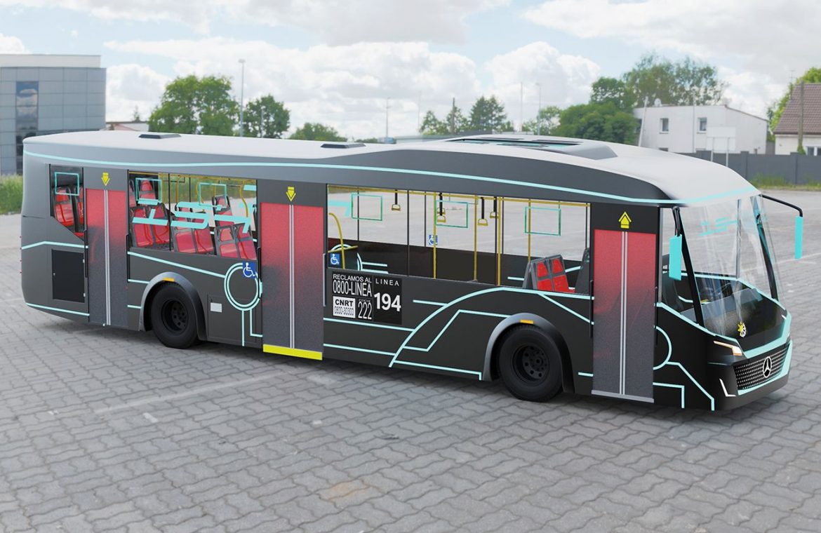 Mercedes-Benz Blauwal Bus: una propuesta de un nuevo autobús urbano del diseñador argentino Agustín Valdez