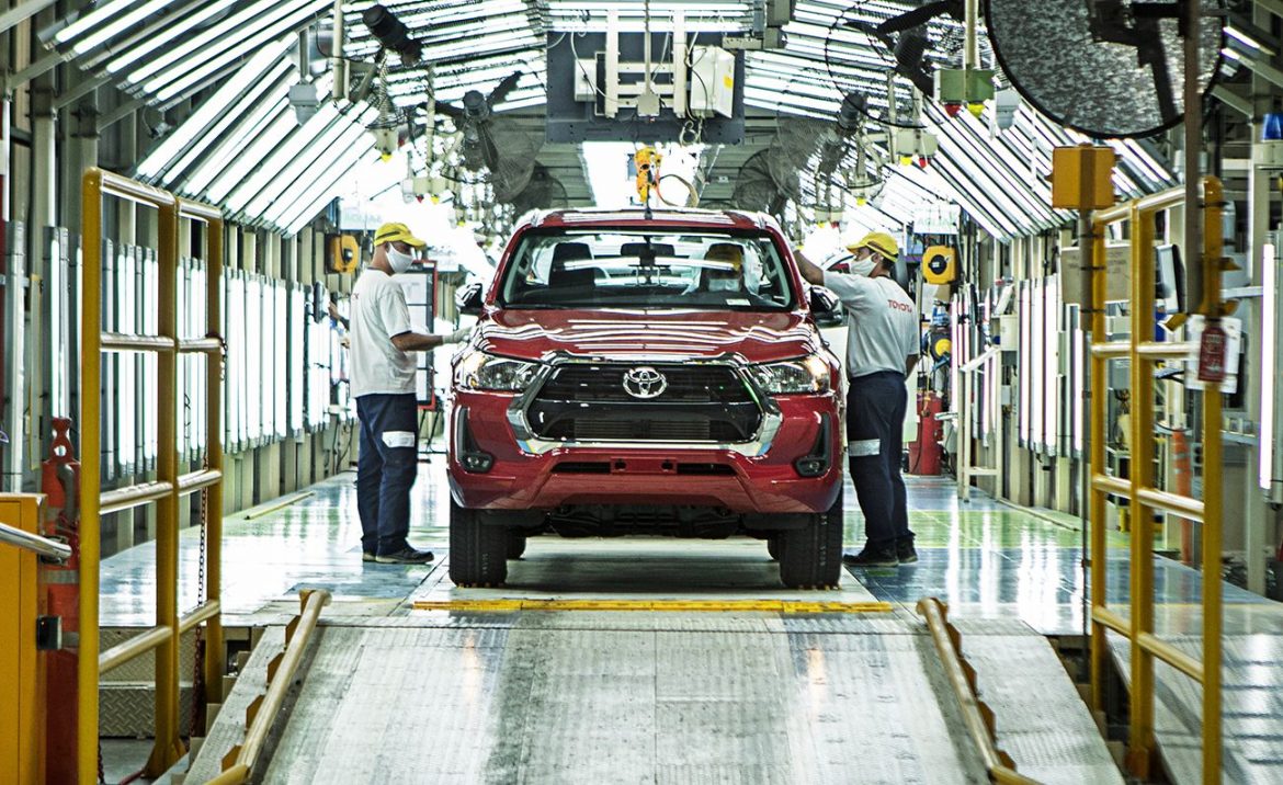 Toyota volvió a liderar la producción, las ventas y las exportaciones en Argentina en 2023