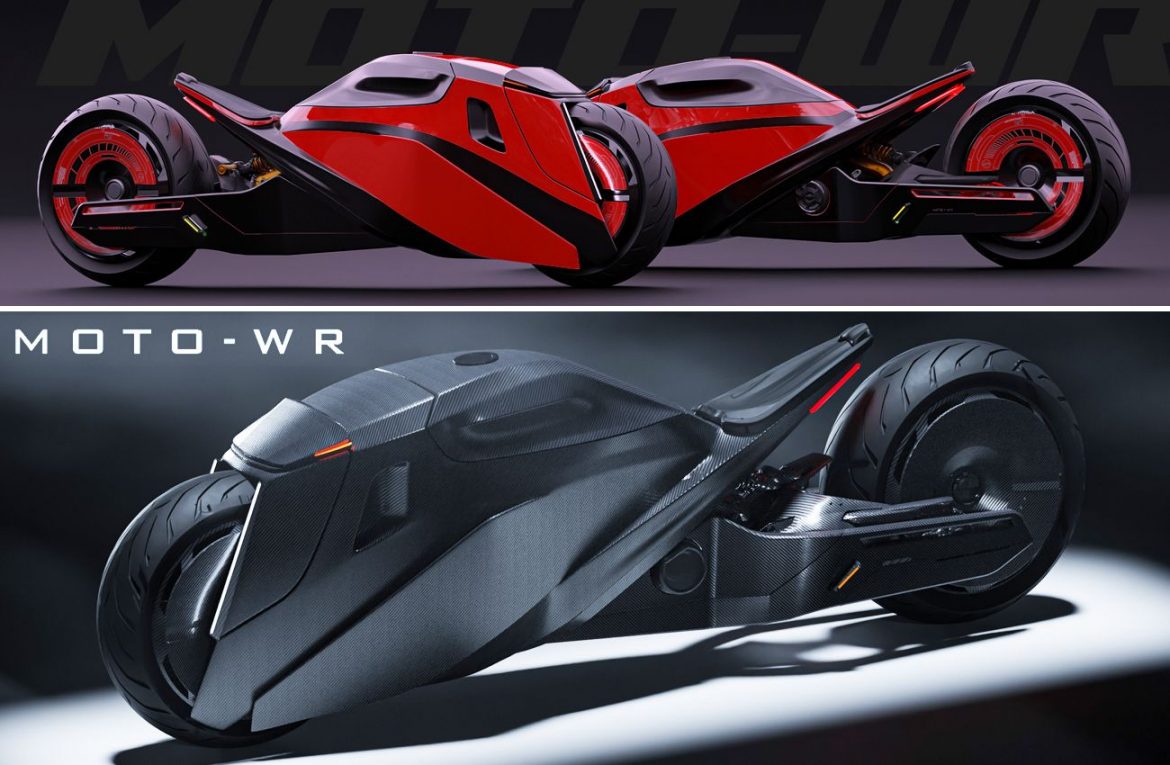 Moto WR Concept: un brutal proyecto futurista del diseñador argentino Tazio Terbizan