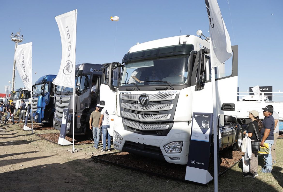 Foton desembarcó en el mercado de los camiones pesados con siete nuevos modelos: lanzamiento en Expoagro