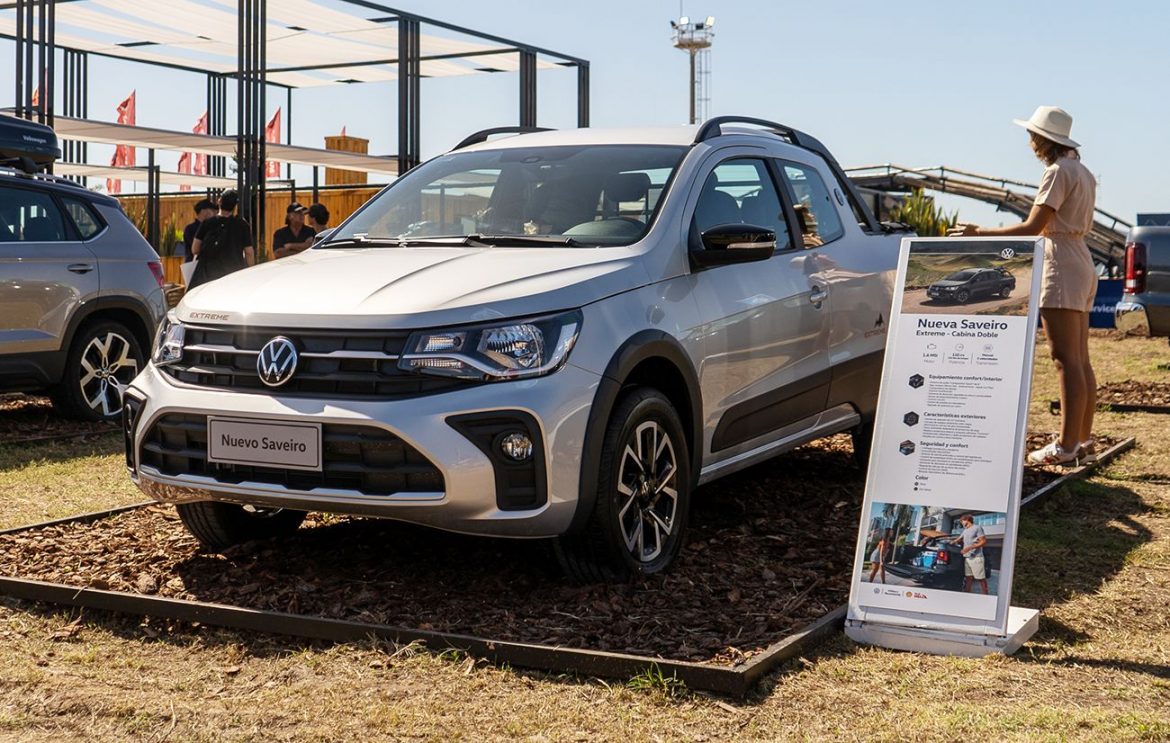 Volkswagen exhibe la nueva Saveiro y el actualizado Taos en Expoagro