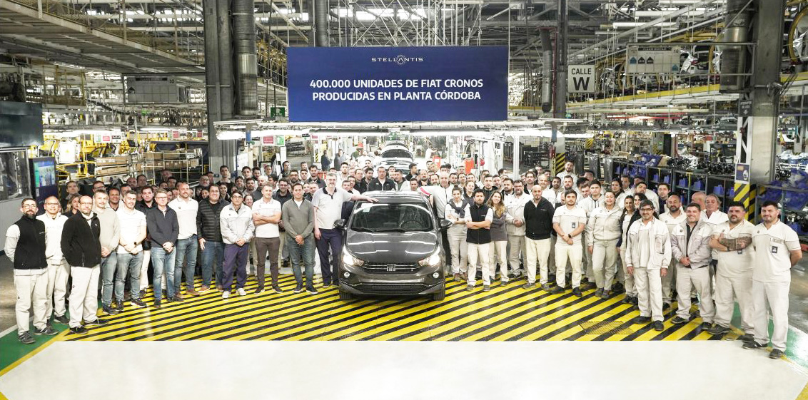 Fiat festeja los 400.000 Cronos producidos en Argentina