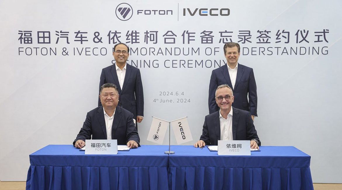 Iveco y Foton se asocian para el desarrollo conjunto de vehículos eléctricos