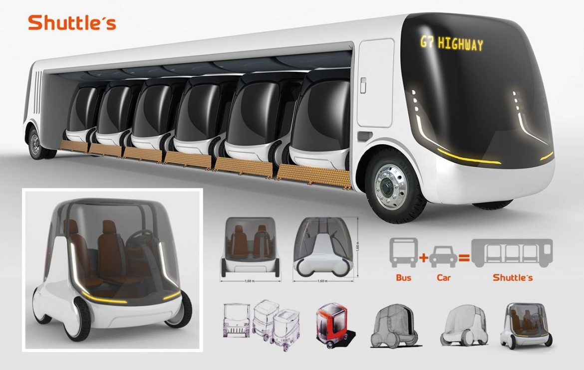 Urban Shuttle: un proyecto único y premiado por Ford del diseñador argentino Gabriel Minutella