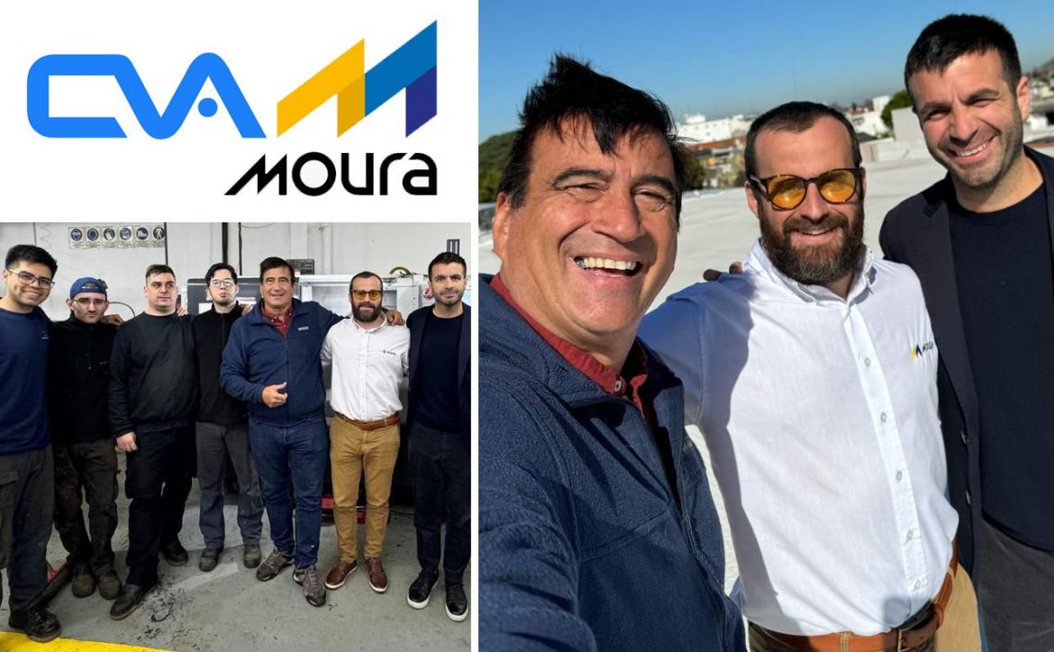 El Grupo Moura visitó la planta de CVA para charlar sobre futuras colaboraciones en el campo de la acumulación de energía