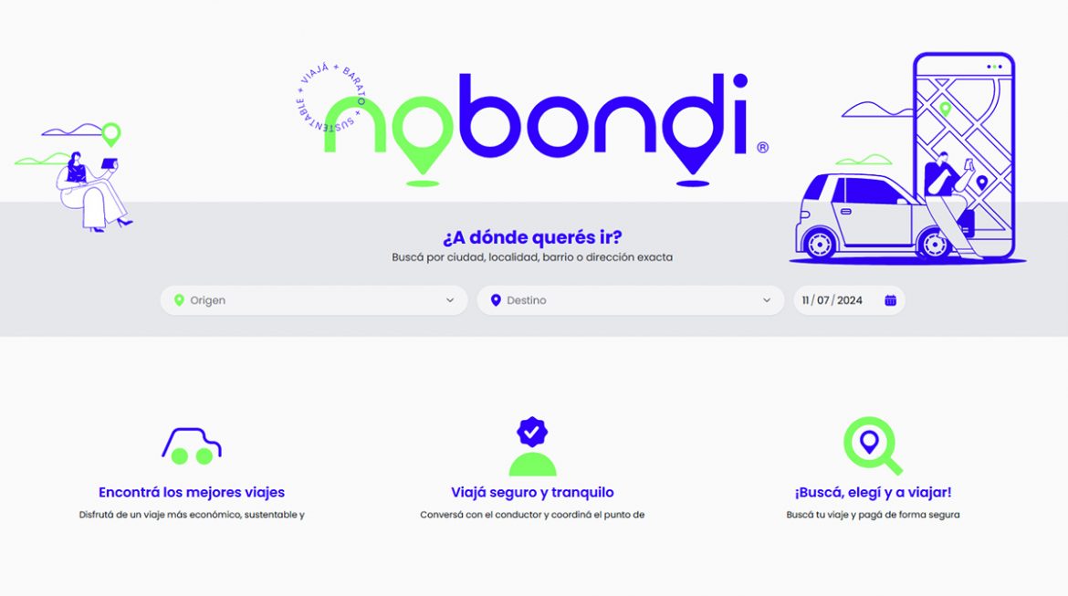 No Bondi: Así es la nueva app de viajes compartidos desarrollada por tres emprendedores argentinos