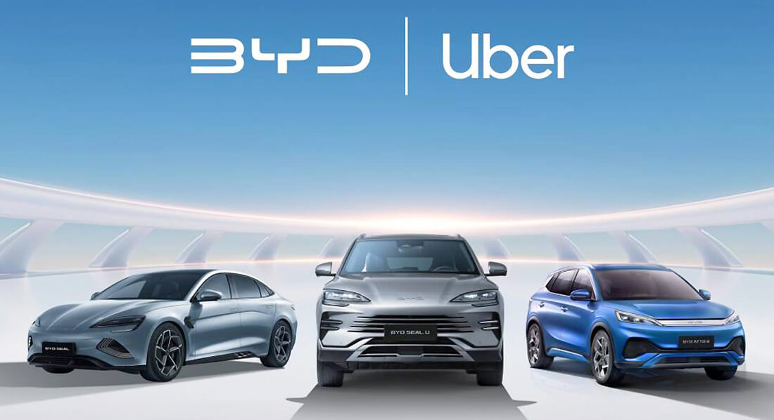 BYD y Uber anunciaron una asociación estratégica que comenzará en Europa y América Latina