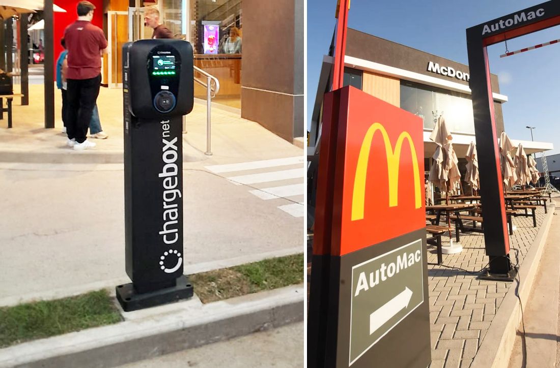 Chargebox Net llegó a Santiago del Estero en el nuevo local de McDonalds: Es el primer punto de carga que tiene la provincia