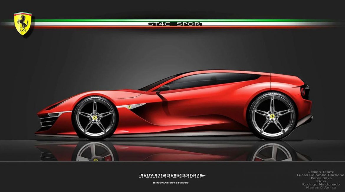 Ferrari GT4C Sport: un interesante shooting brake que conoció el “Cavallino Rampante” del diseñador argentino Pablo Silva