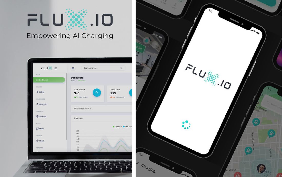 Flux.io está desarrollando una app exclusiva de sistema de carga con un innovador software de Inteligencia Artificial: lo lanzarán a fines de año