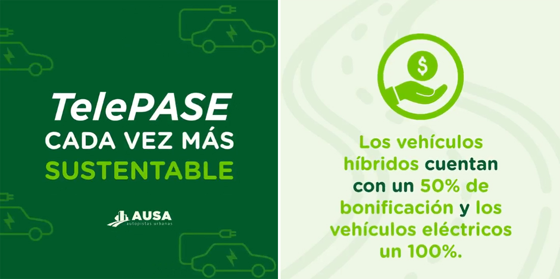 El Gobierno de la Ciudad de Buenos Aires anunció que bonificará el costo del peaje a los autos híbridos y eléctricos