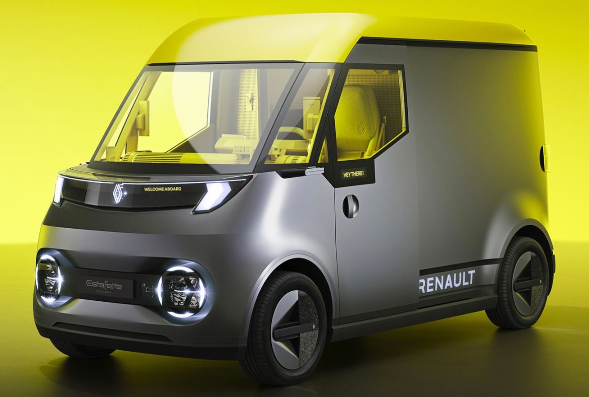 Renault Estafette Concept: el avance de su vehículo comercial eléctrico de última milla que producirá su nueva marca Flexis