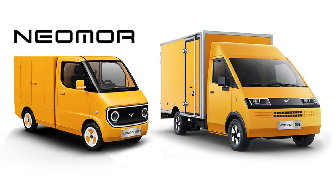 NEOMOR: Una nueva marca china que ofrece utilitarios eléctricos para la entrega de última milla y de logística urbana, los D01, D05 y D08