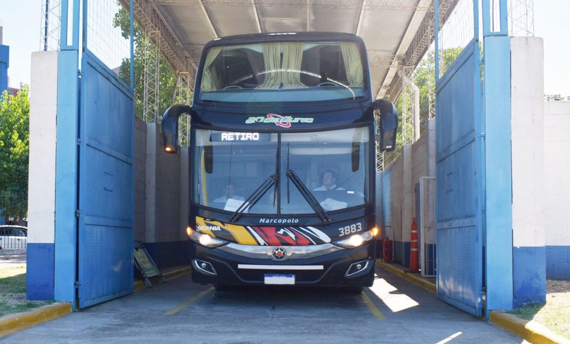 Se volvió a controlar el funcionamiento de los Micros y Colectivos en la Terminal de Retiro