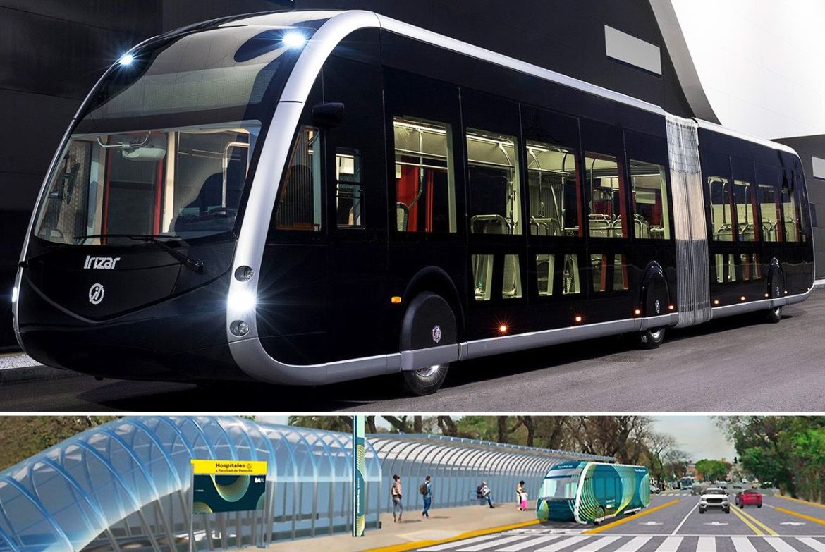 La Ciudad de Buenos Aires anunció que habrá dos nuevas líneas de TramBUS (buses eléctricos): La primera comenzará a funcionar en 2026 y la segunda en 2027