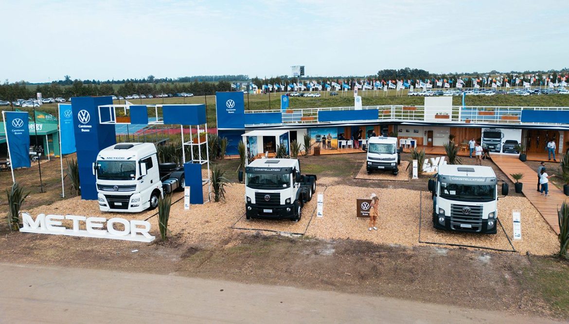 Volkswagen exhibe toda su gama de camiones y pick-ups en Expoagro